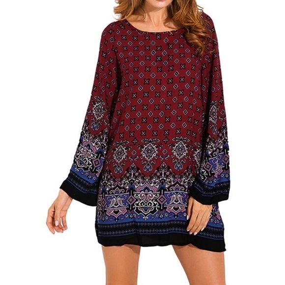 Zanzea Dresses & Skirts - ZANZEA Floral Print Loose Casual Mini Shift Dress. S. NWT.